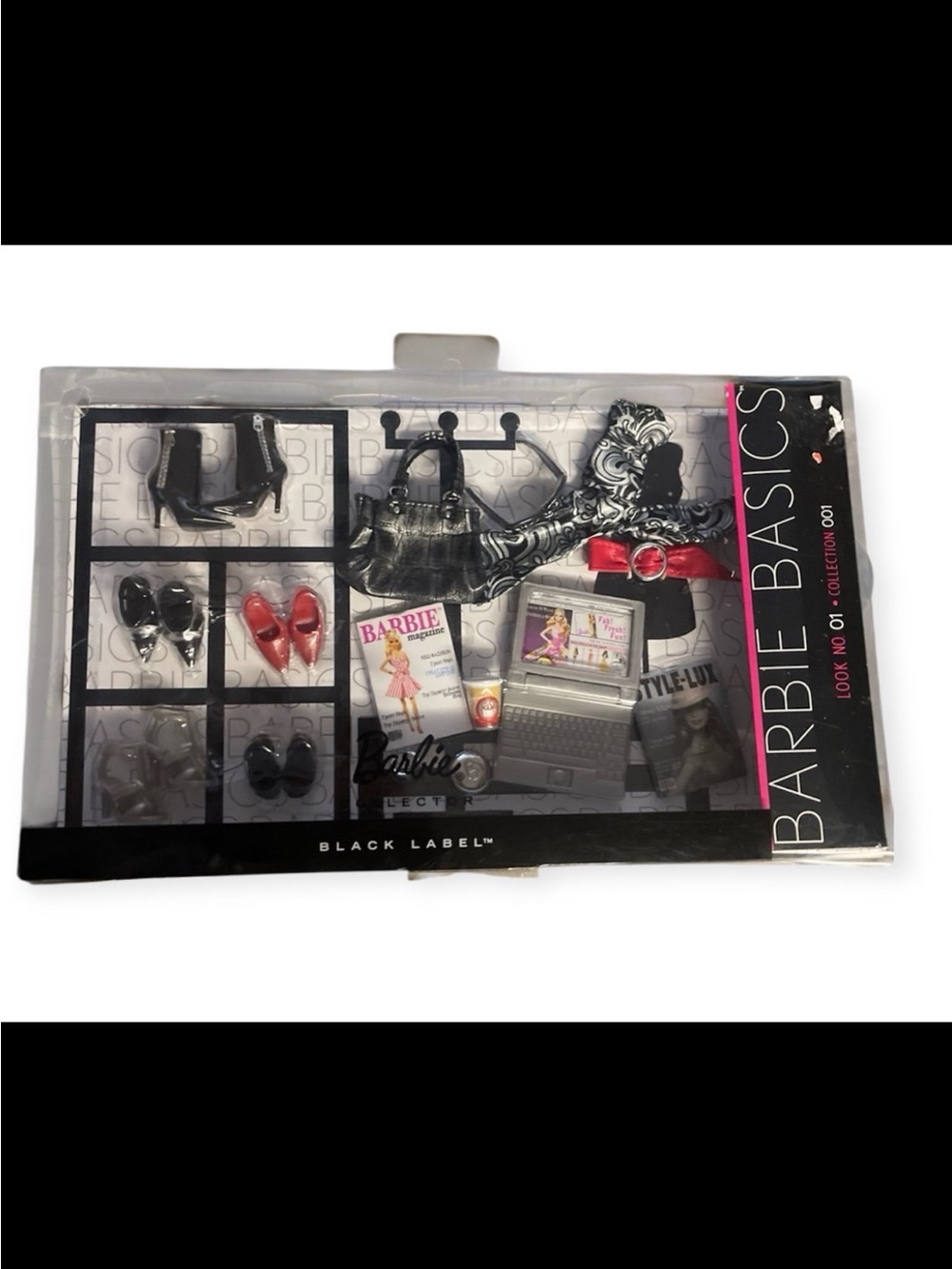Barbie Basics Accessory Set - Black, Red & Silver